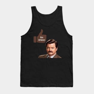 Ron Approves Funny Meme Tank Top